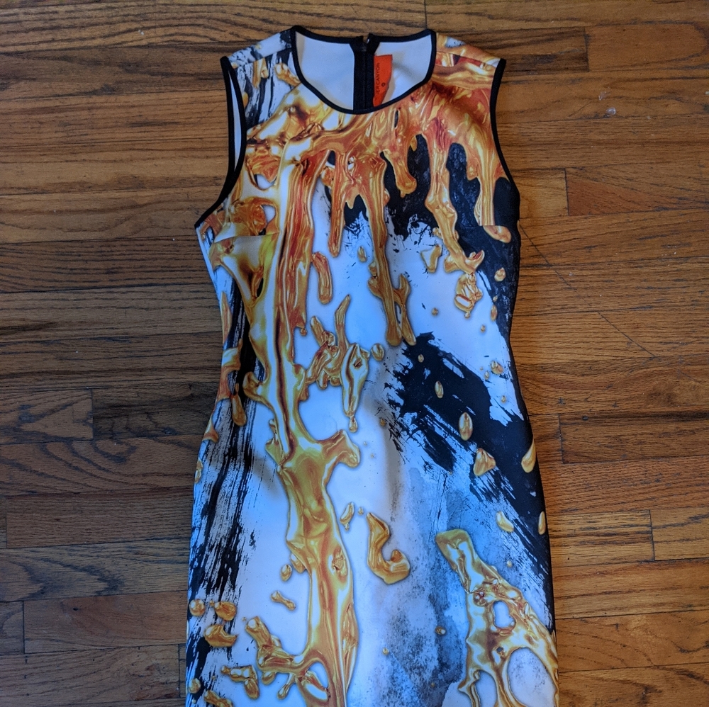 Clover Canyon liquid gold dress